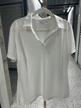 Lady Hagen XXL white polo NWT
